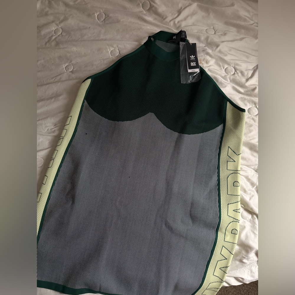 IVY PARK Green and Gray Dress (adidas collab)